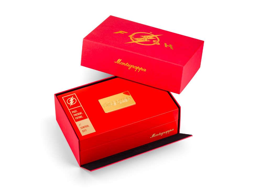 Montegrappa DC Comics The Flash Roller, Vergoldet, Limitierte Edition, ISFLNRAR