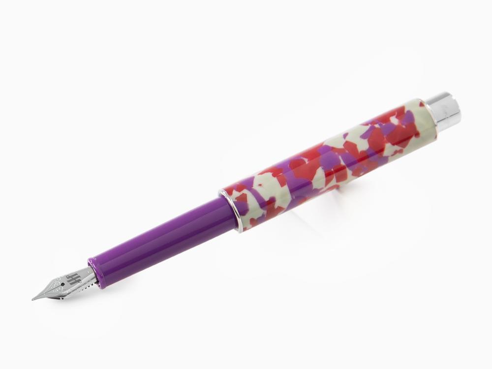 Montegrappa Gnomo Obsession Midnight Füllfederhalter, Violett, ISGNO-AL
