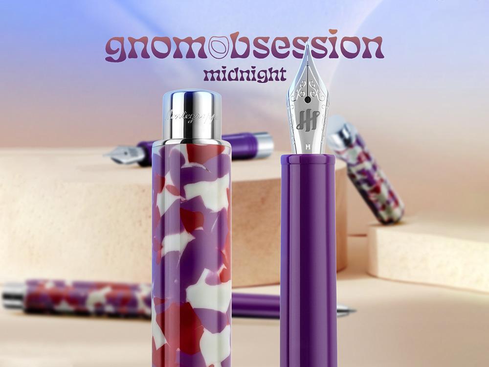 Montegrappa Gnomo Obsession Midnight Füllfederhalter, Violett, ISGNO-AL