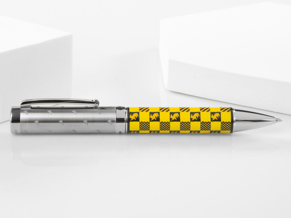 Montegrappa Harry Potter Hufflepuff Kugelschreiber, Edelstahl, Gelb, ISHPRBHP