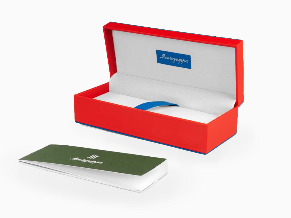 Montegrappa NASA Atlantis Kugelschreiber, Edelharz, Blau, Edelstahl, ISN1RBBP