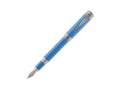 Montegrappa UEFA Champions League Füllfederhalter, Blaues Edelharz - Nib M