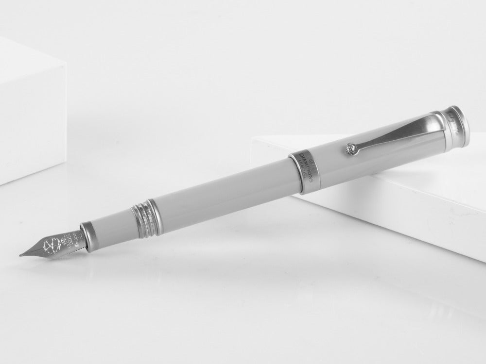 Montegrappa UEFA Champions League Füllfederhalter, Graues Edelharz