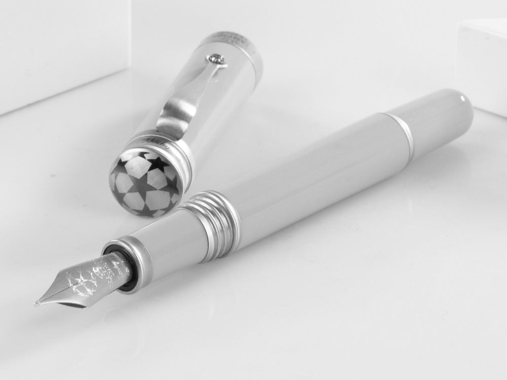 Montegrappa UEFA Champions League Füllfederhalter, Graues Edelharz