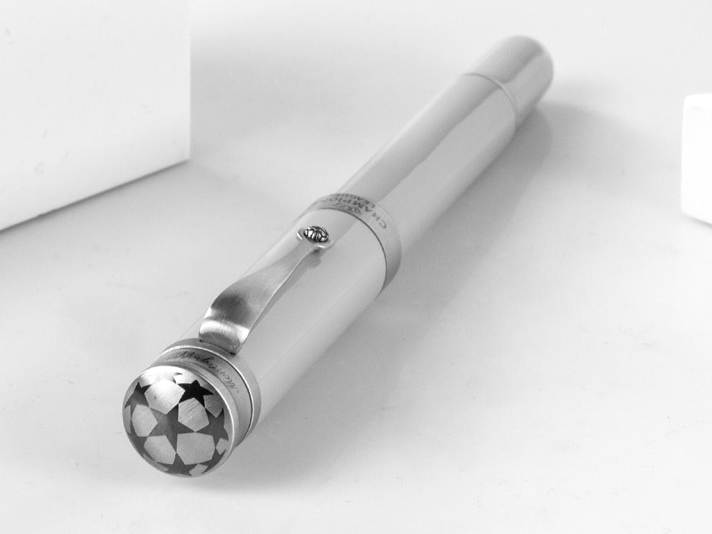 Montegrappa UEFA Champions League Füllfederhalter, Graues Edelharz