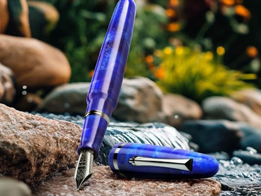 Montegrappa Vintage Class Venetia Halcyon Blue Füllfederhalter, ISVEN-AB