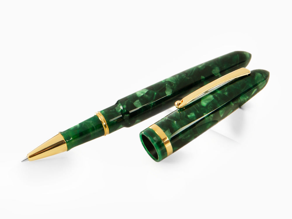Montegrappa Venetia Vintage Conifer Roller, Grün, Vergoldet, ISVENRAG
