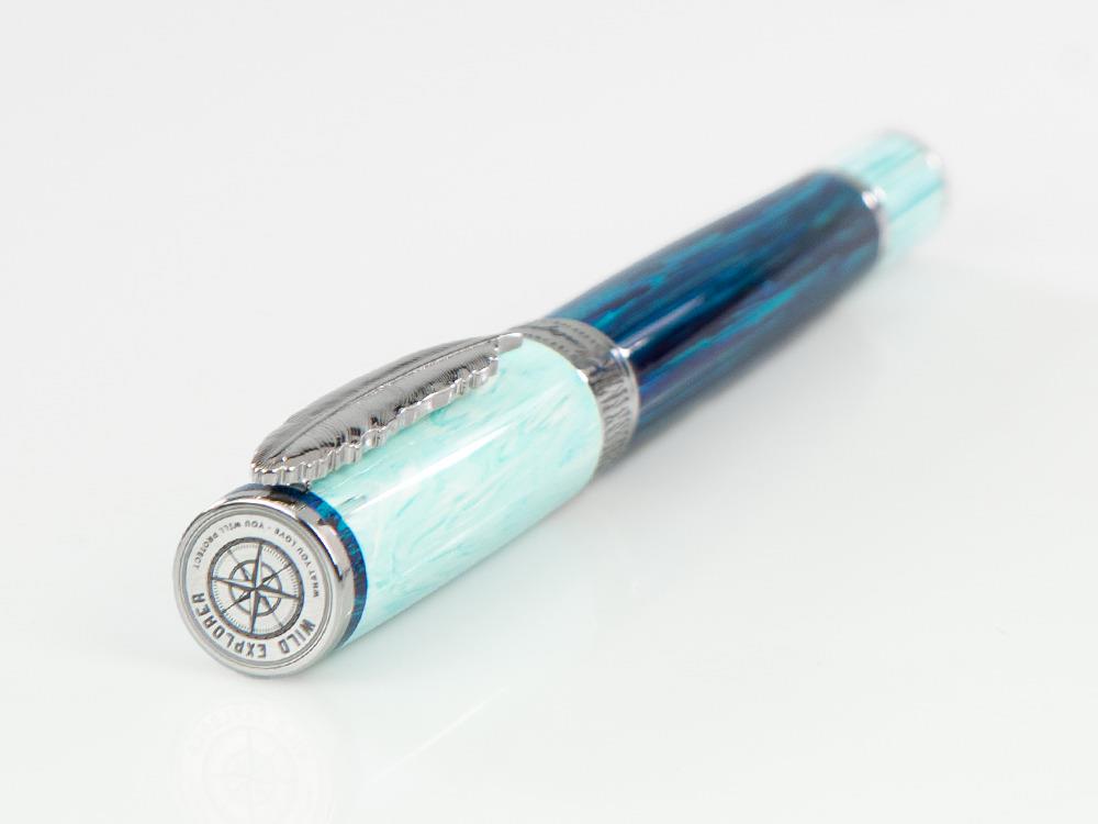 Montegrappa Wild Arctic Füllfeder, Blau, Limitierte Edition, ISWDR-AA