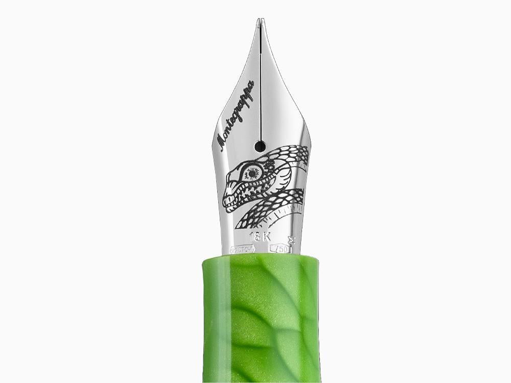 Montegrappa Extra Year of the Snake EL Füllfederhalter, Silber, ISYNN-SE