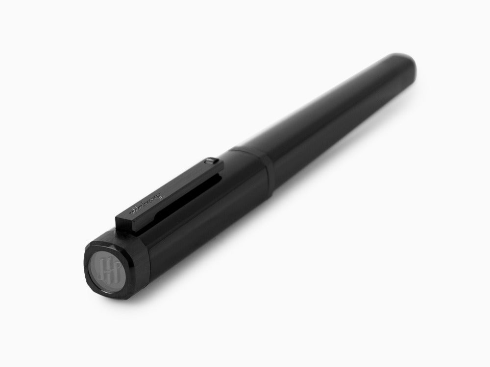 Montegrappa Quattro Roller, Ultra Black, Schwarz, ISZ4IRIC