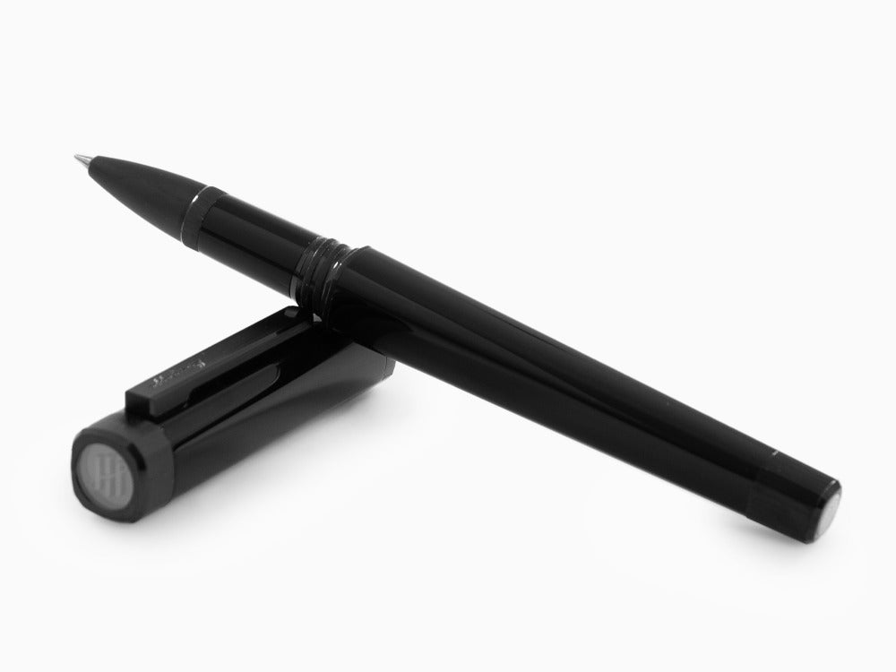 Montegrappa Quattro Roller, Ultra Black, Schwarz, ISZ4IRIC