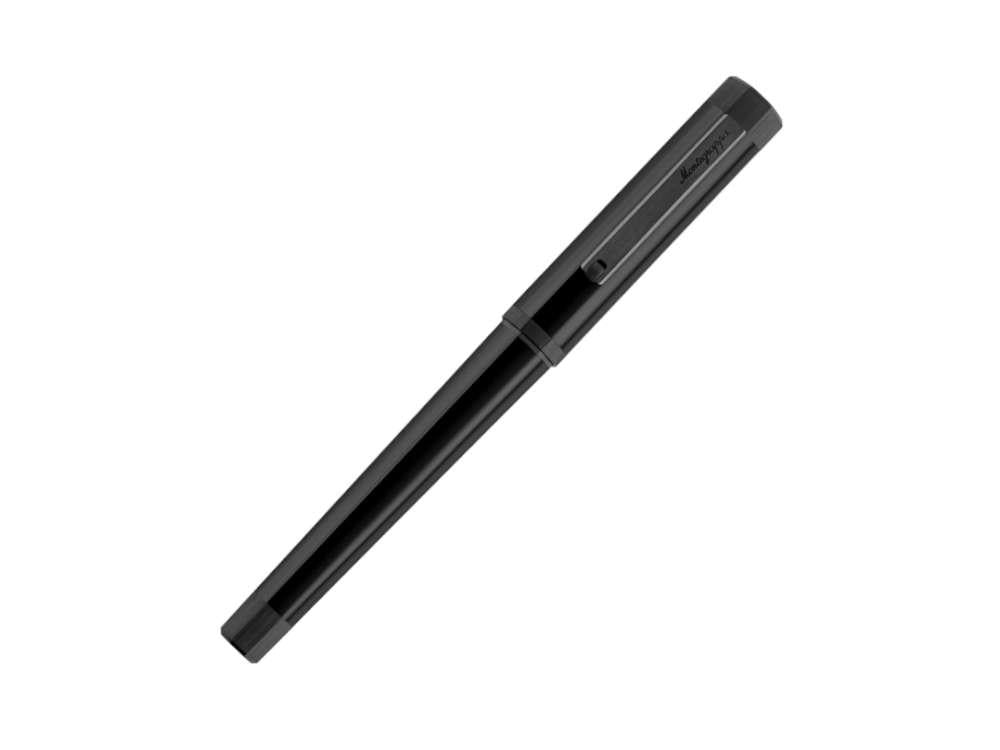 Montegrappa Otto Roller, Acryl-Edelharz, Schwarz, PVD, ISZ8IRIC