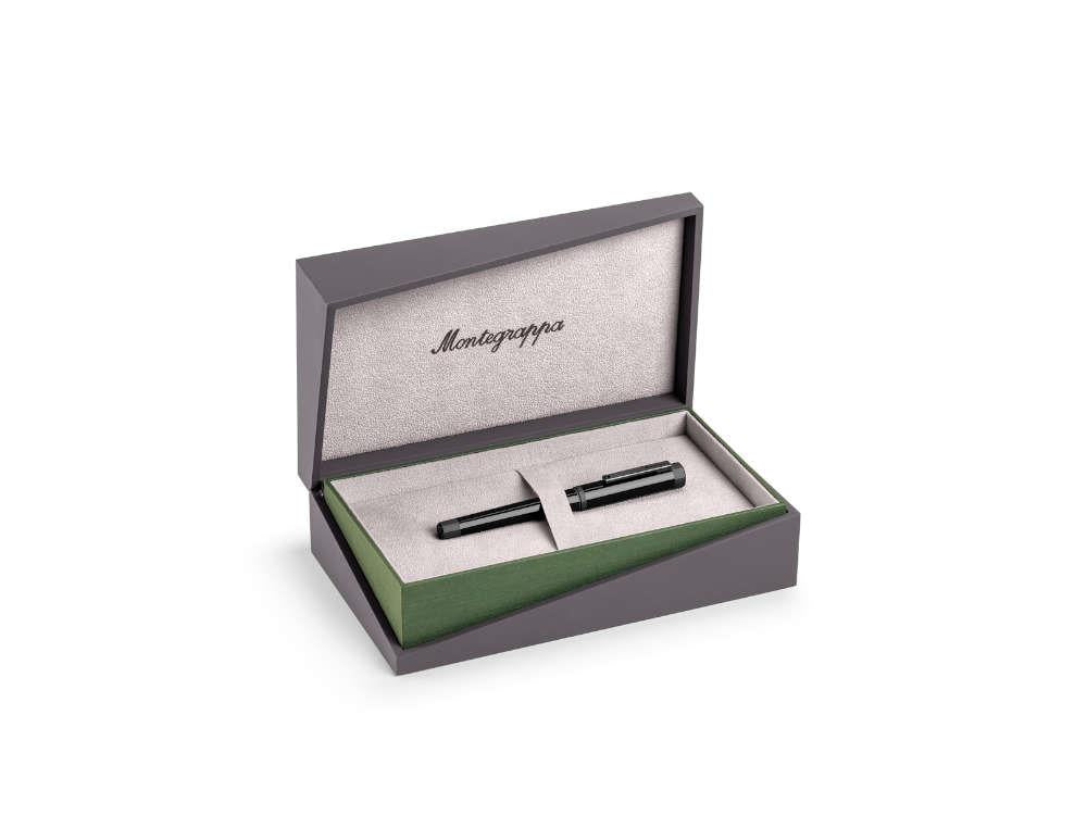 Montegrappa Otto Roller, Acryl-Edelharz, Schwarz, PVD, ISZ8IRIC