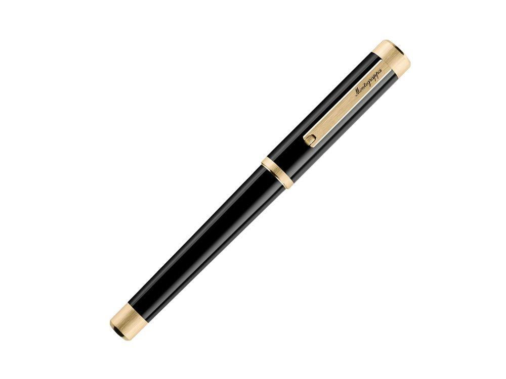 Montegrappa Zero Zodiac Caduceus Yellow Gold Füllfederhalter Stahlfeder