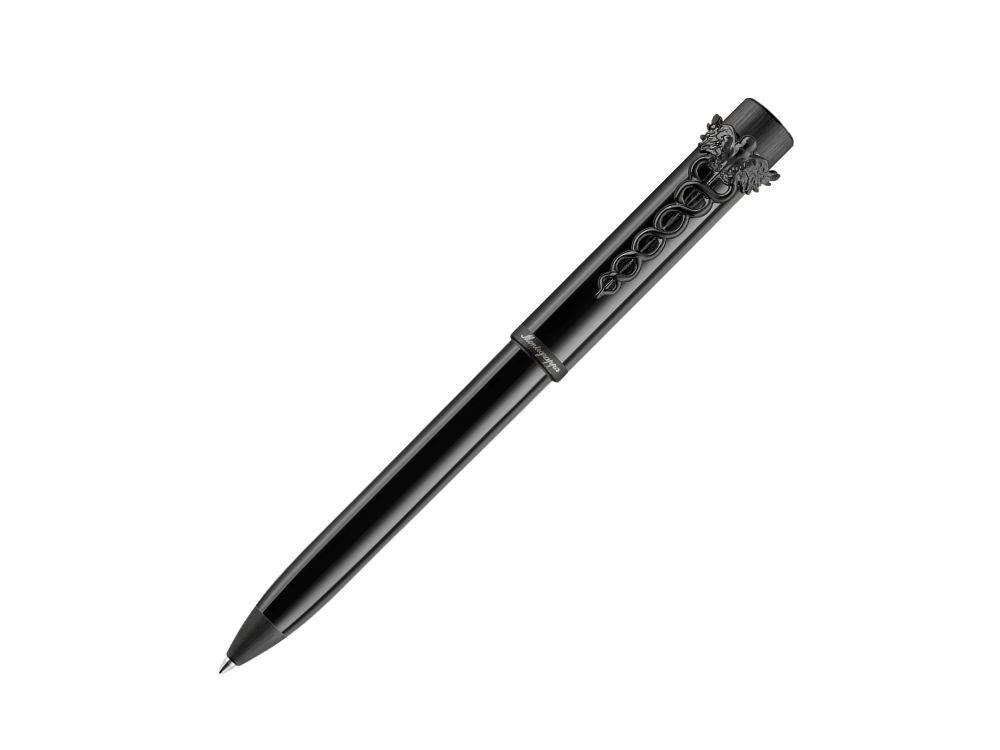 Montegrappa Zero Caduceus Ultra Black Kugelschreiber, Schwarz, ISZECBIC