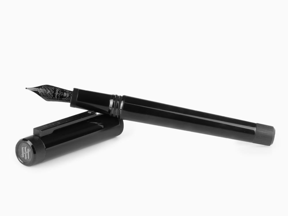 Montegrappa Zero Füllfeder, Schwarz, Ruthenium Ultra Black, ISZEI-4C