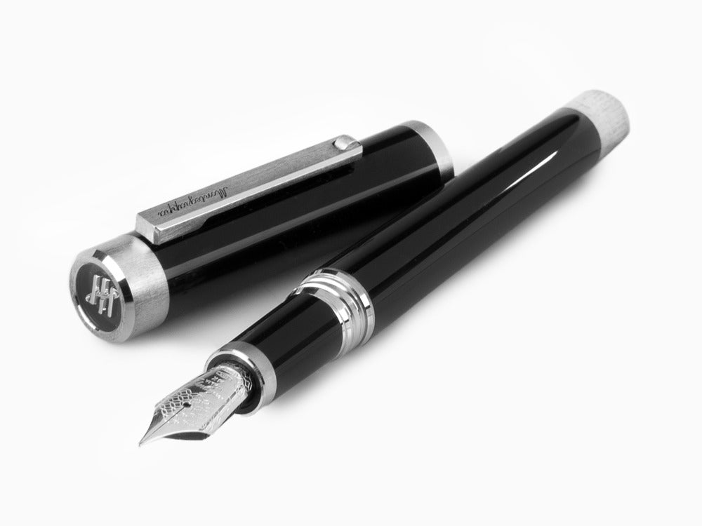 Montegrappa Zero Füllfederhalter, Palladium IP, 14K Gold, ISZEI-4P