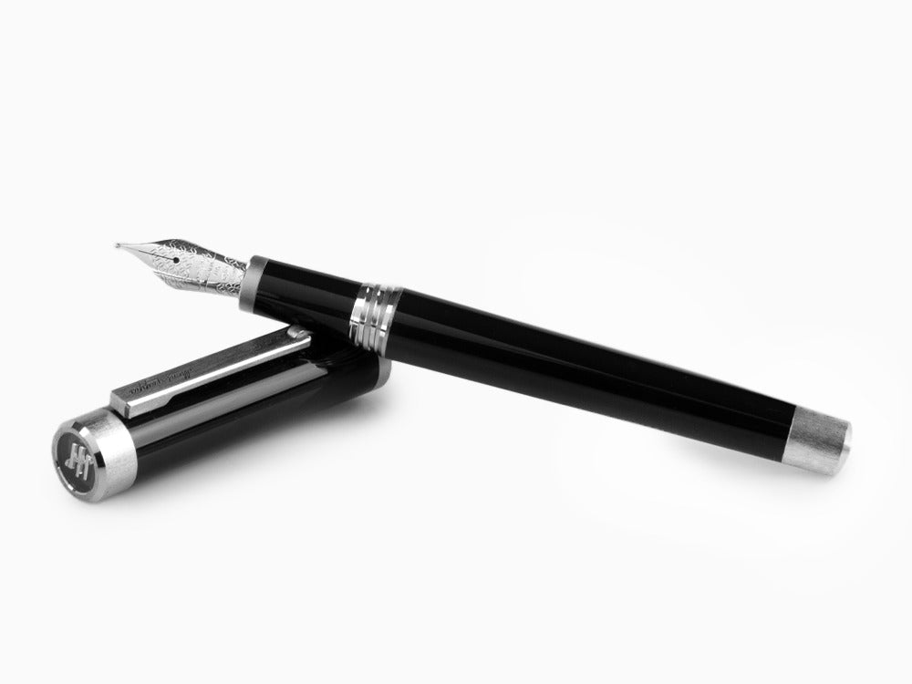 Montegrappa Zero Füllfederhalter, Palladium IP, 14K Gold, ISZEI-4P