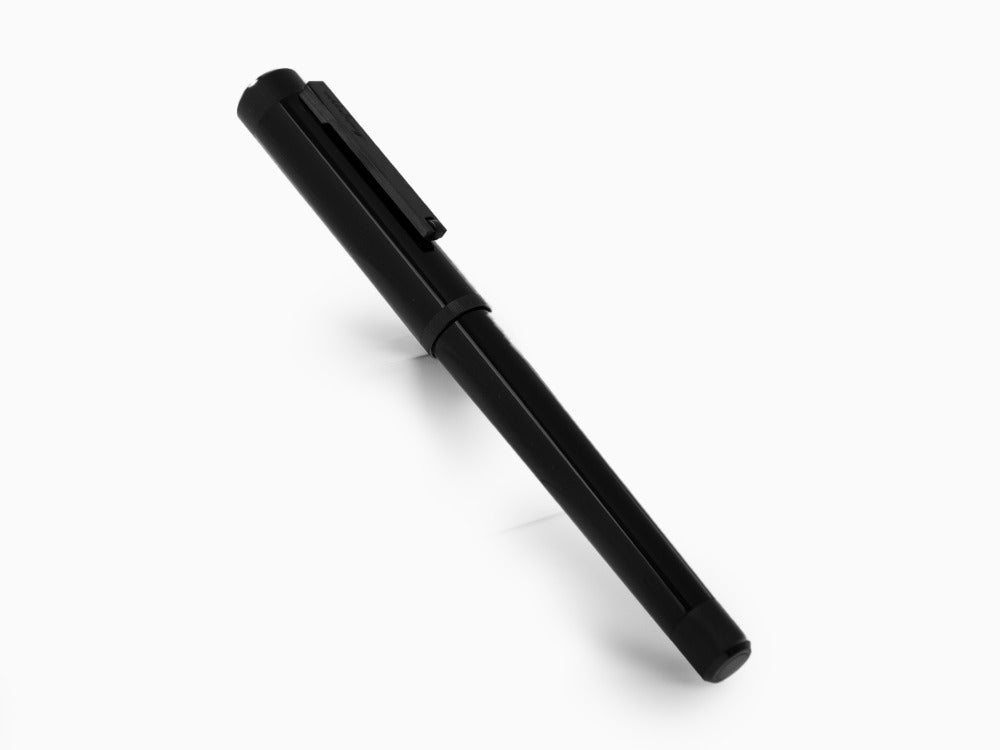 Montegrappa Zero Füllfeder, Schwarzes Edelharz, Ultra Black, ISZEI-IC