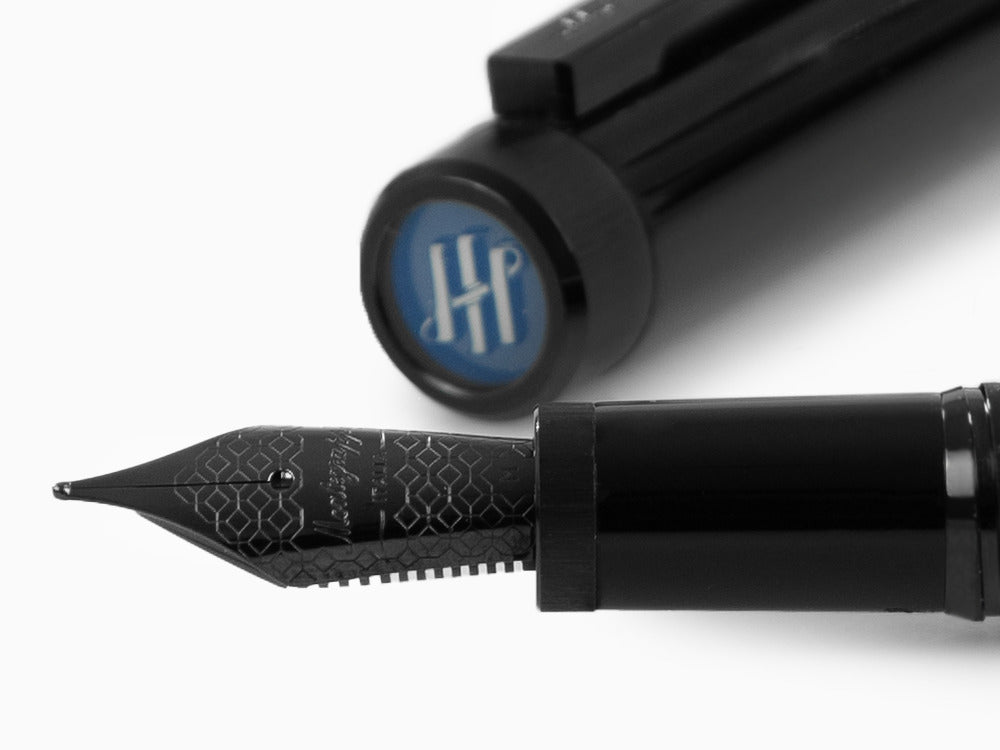 Montegrappa Zero Füllfeder, Schwarzes Edelharz, Ultra Black, ISZEI-IC