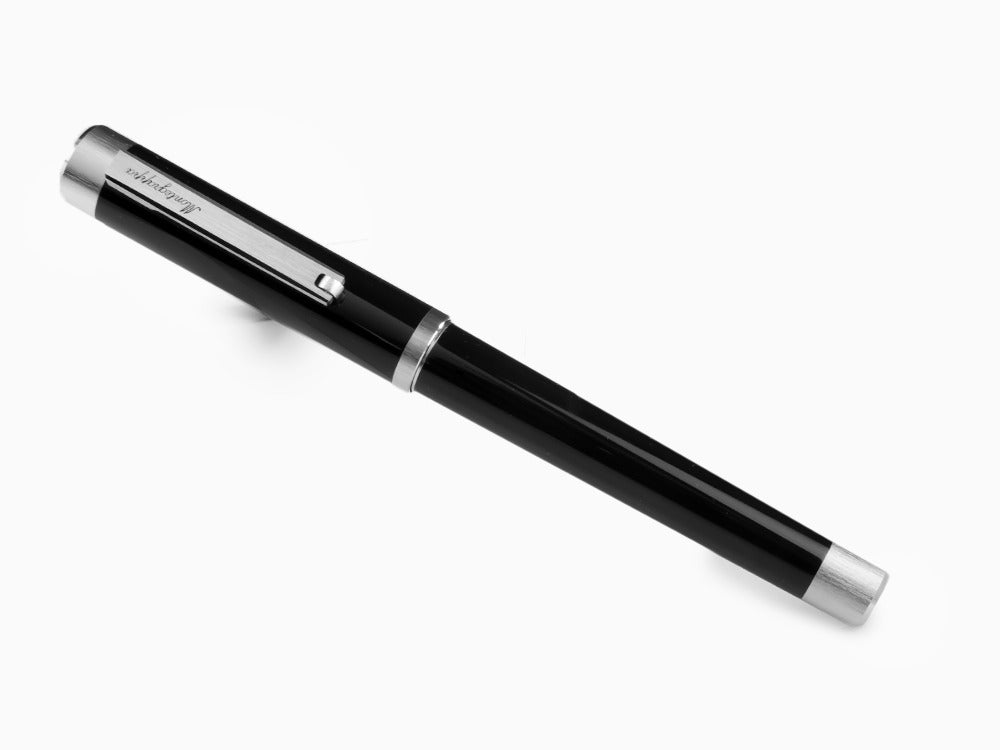 Montegrappa Zero Füllfederhalter, Edelharz, Palladium IP, ISZEI-IP