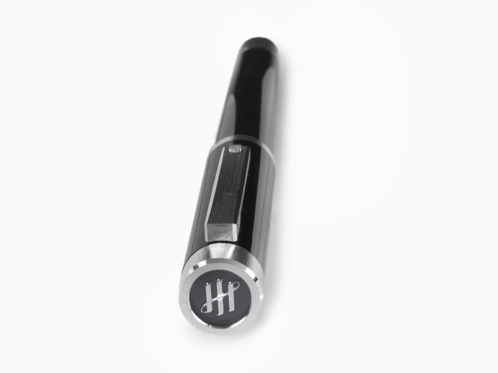 Montegrappa Zero Füllfederhalter, Edelharz, Palladium IP, ISZEI-IP