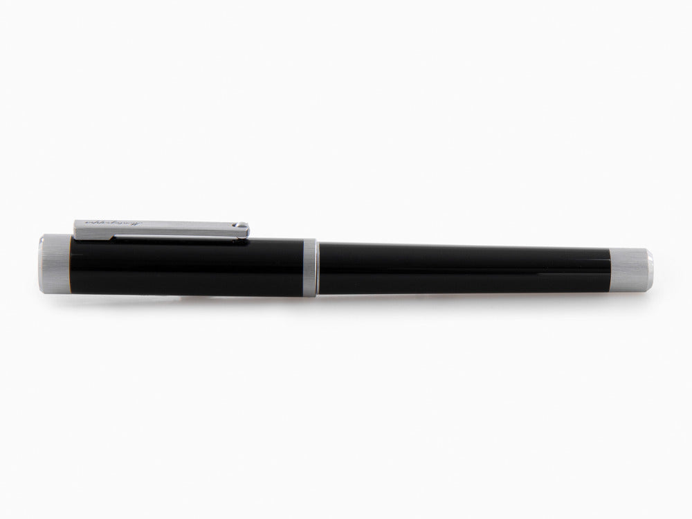 Montegrappa Zero Füllfederhalter, Schwarzes, 14k Gold Flex, ISZEI-XP