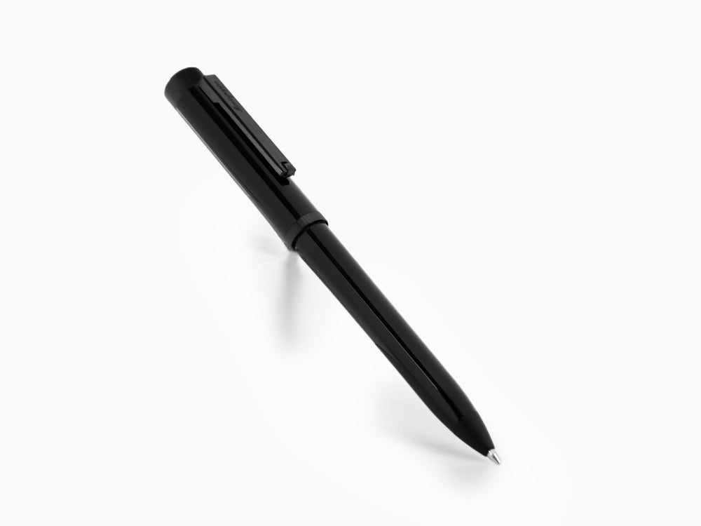 Montegrappa Zero Kugelschreiber, Schwarzes Edelharz, Ultra Black, ISZEIBIC