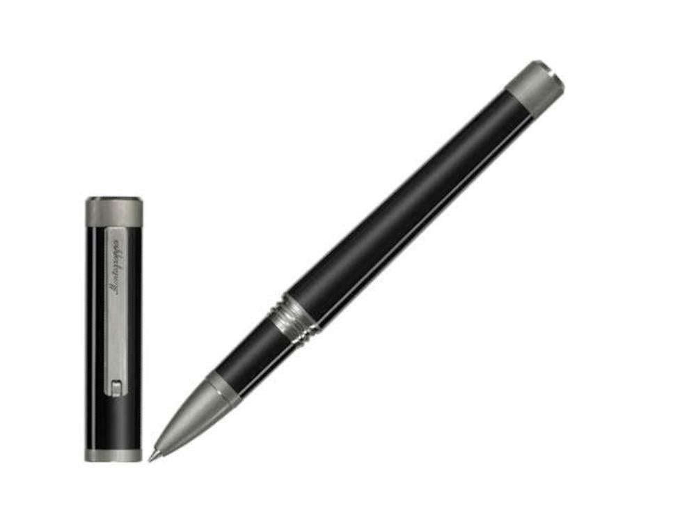 Montegrappa Zero Roller, Schwarzes Edelharz, Ultra Black, ISZEIRIC