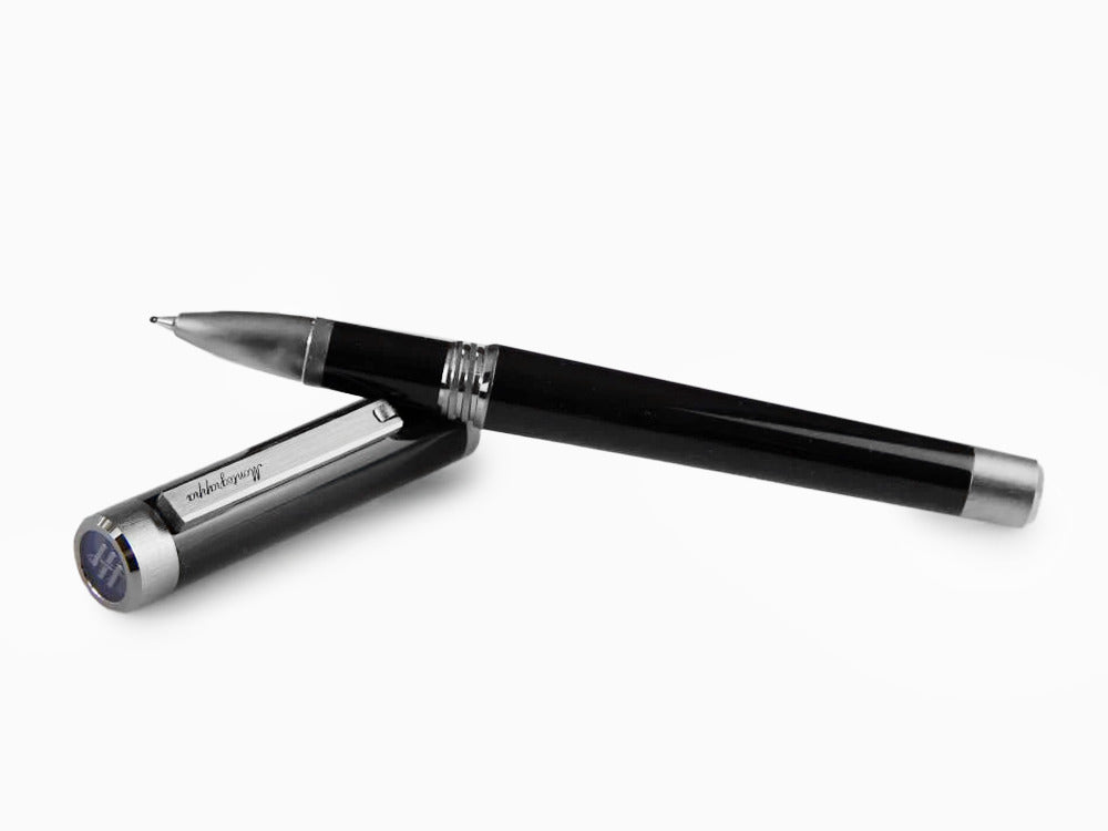 Montegrappa Zero Roller, Schwarzes Edelharz, Ultra Black, ISZEIRIC