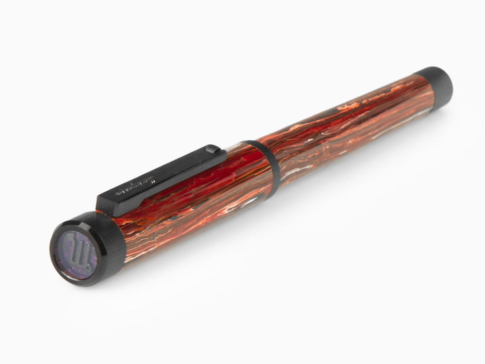 Montegrappa Zero Zodiac Scorpio Füllfeder, 14K, Limit Ed, ISZEZ-4C-R4