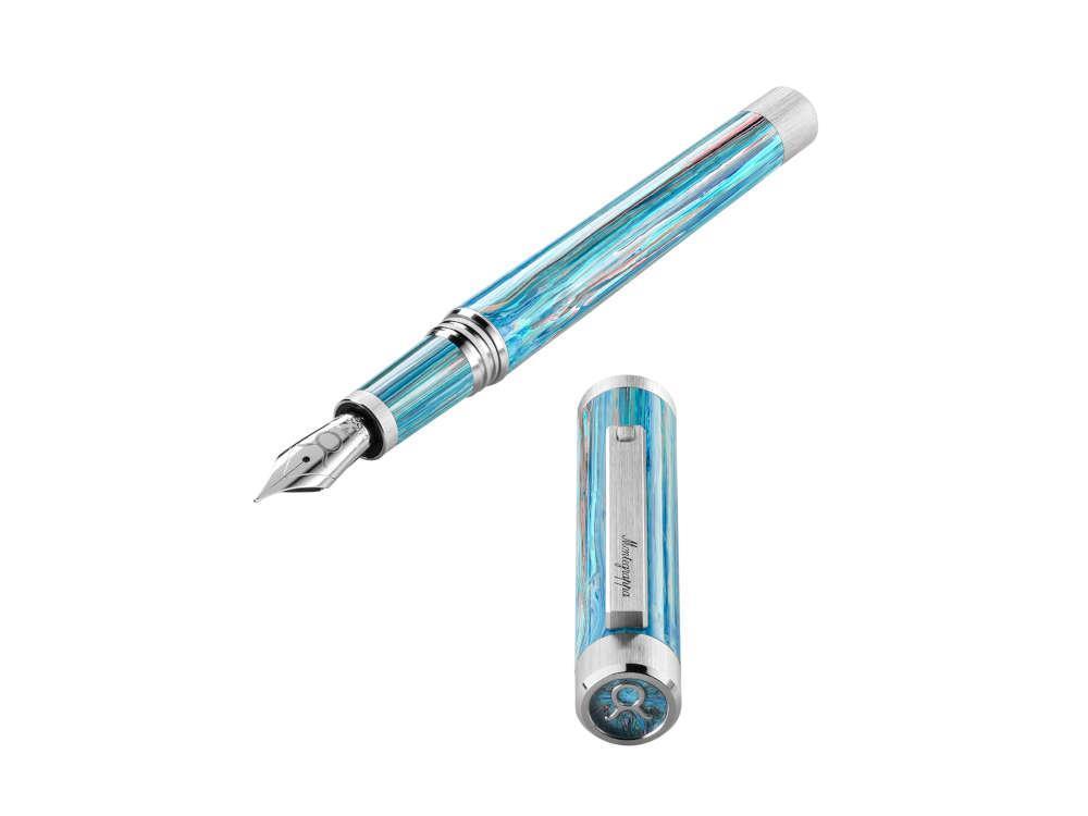 Montegrappa Zero Zodiac Taurus Füllfeder, 14K Gold, LE, ISZEZ-4P-A1