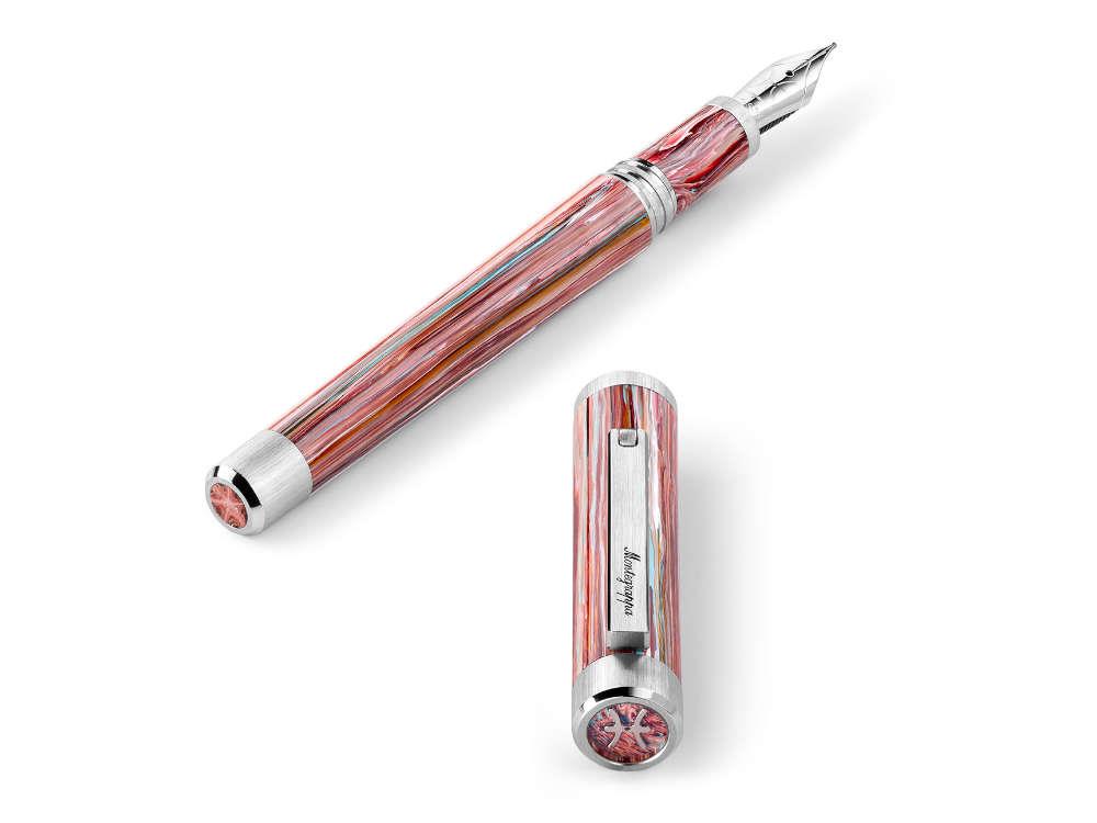 Montegrappa Zero Zodiac Pisces Füllfederhalter, 14k Gold, ISZEZ-4P-S2
