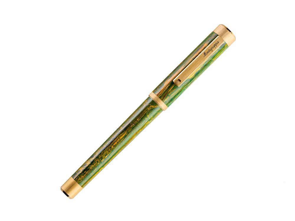 Montegrappa Zero Zodiac Gemini Füllfederhalter, 14K, LE, ISZEZ-4Y-G7