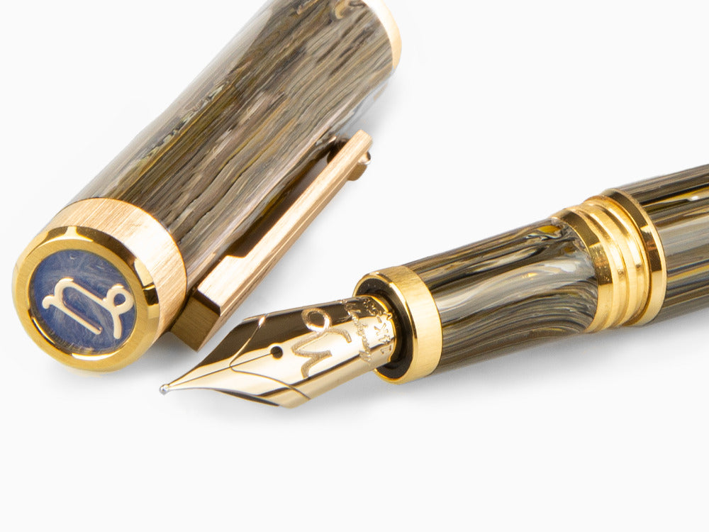Montegrappa Zero Zodiac Capricorn Füllfederhalter, 14K, LE, ISZEZ-4Y-M3
