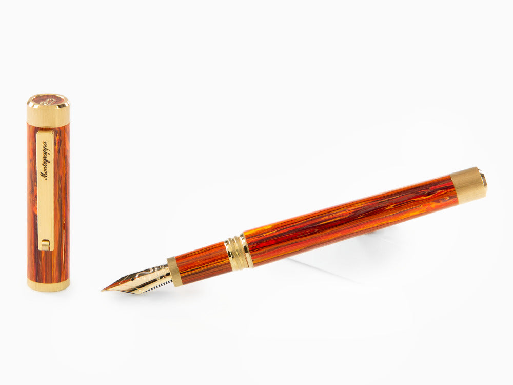 Montegrappa Zero Zodiac Leo Füllfeder, 14k, Ltr. Edition, ISZEZ-4Y-O2