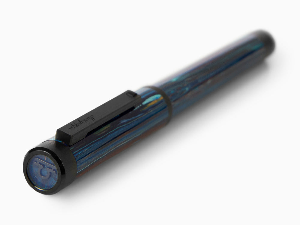 Montegrappa Zero Zodiac Libra Füllfederhalter, Stahl, ISZEZ-IC-B8