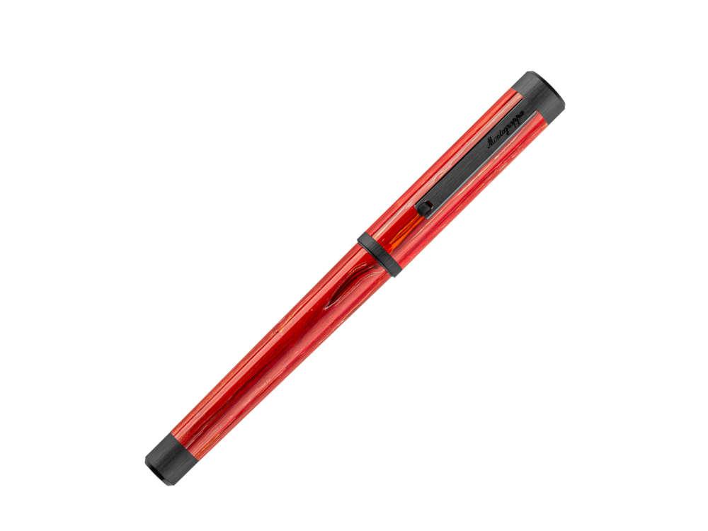 Montegrappa Zero Zodiac Aries Füllfederhalter, Stahl, ISZEZ-IC-R3