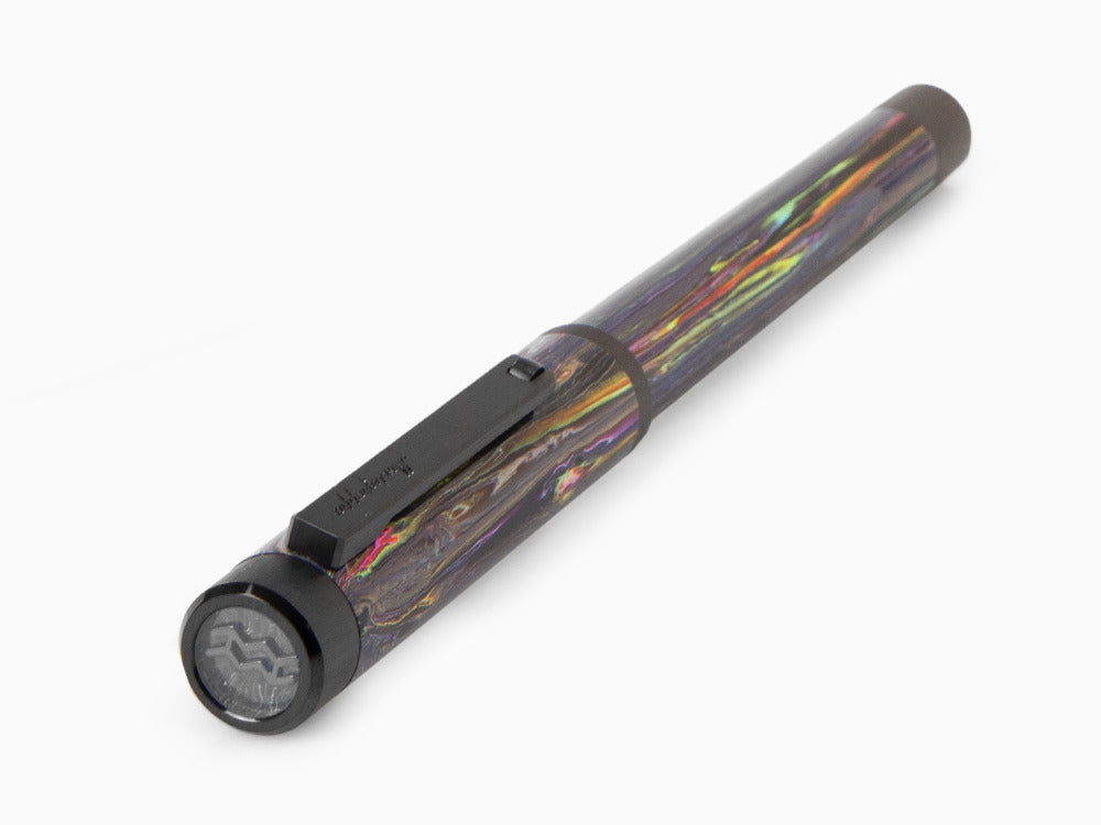 Montegrappa Zero Zodiac Aquarius Füllfederhalter, Stahl, ISZEZ-IC-V1