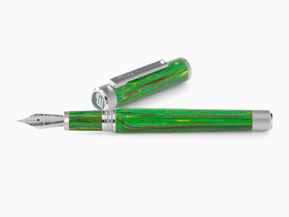 Montegrappa Zero Zodiac Virgo Füllfeder, Edelstahl, ISZEZ-IP-G8