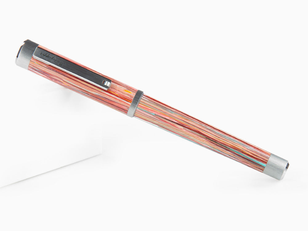 Montegrappa Zero Zodiac Pisces Füllfederhalter, Edelstahl, ISZEZ-IP-S2