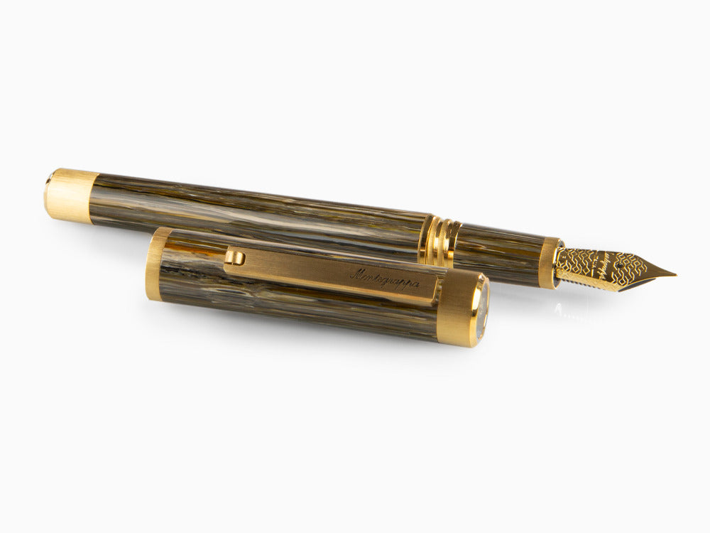 Montegrappa Zero Zodiac Capricorn Füllfeder Edelstahl, ISZEZ-IY-M3