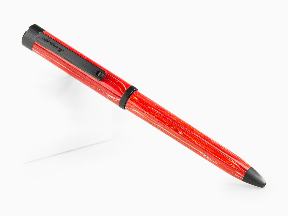 Montegrappa Zero Zodiac Aries Kugelschreiber, Rot, Edelstahl PVD, ISZEZBIC-R3