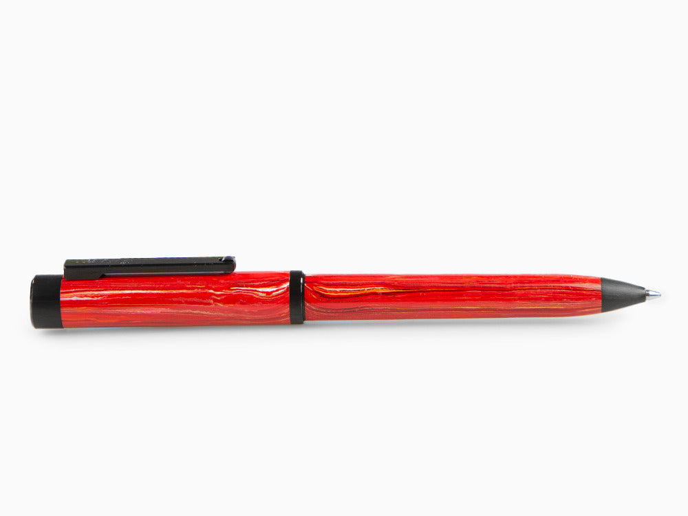 Montegrappa Zero Zodiac Aries Kugelschreiber, Rot, Edelstahl PVD, ISZEZBIC-R3