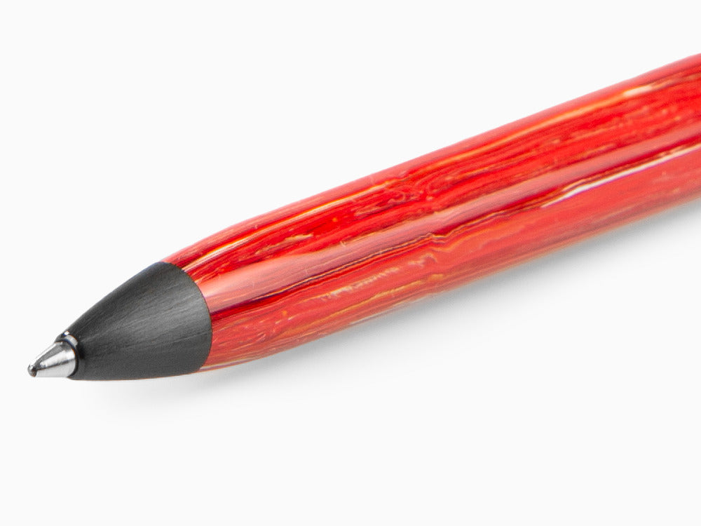 Montegrappa Zero Zodiac Aries Kugelschreiber, Rot, Edelstahl PVD, ISZEZBIC-R3