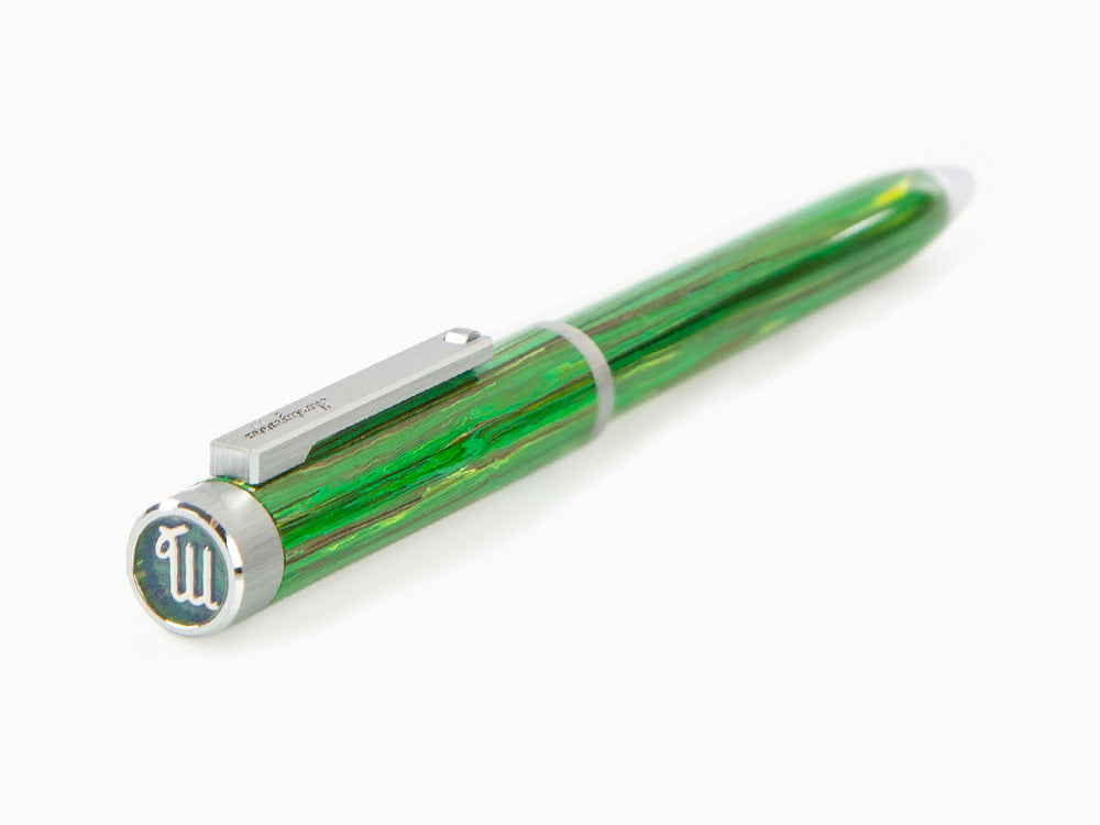 Montegrappa Zero Zodiac Virgo Kugelschreiber, Grün, Edelstahl, ISZEZBIP-G8