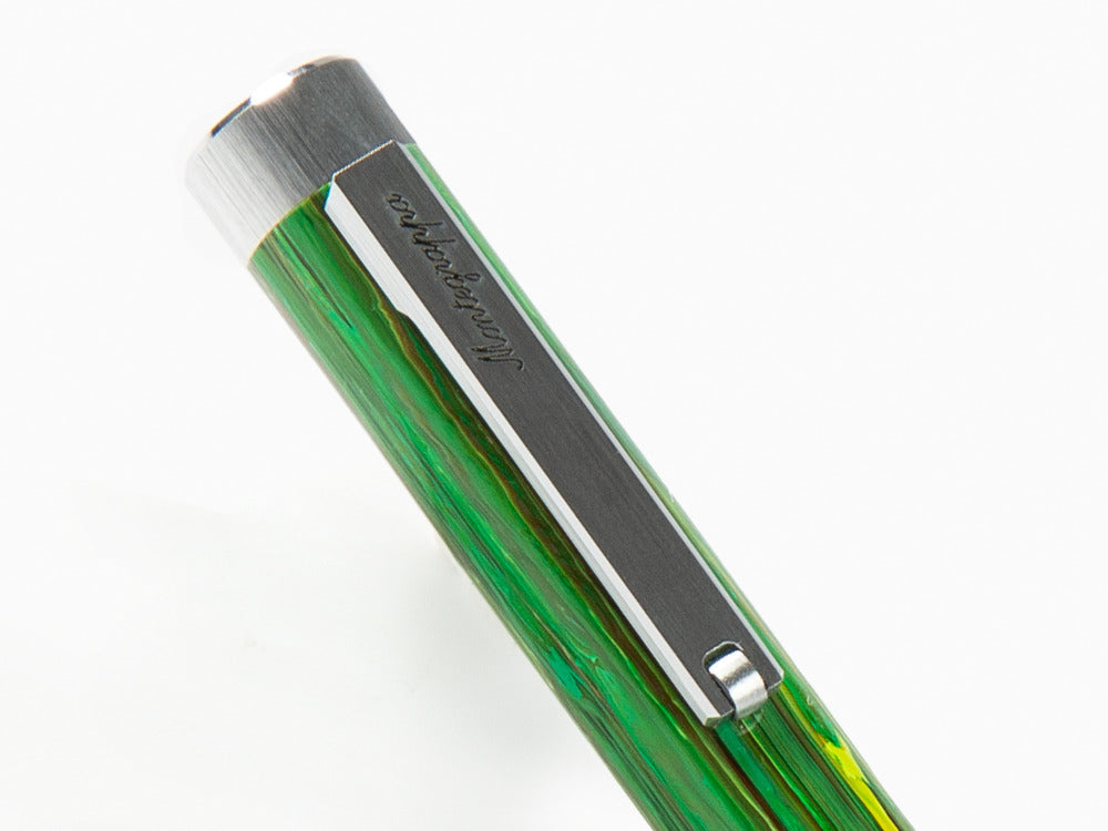 Montegrappa Zero Zodiac Virgo Kugelschreiber, Grün, Edelstahl, ISZEZBIP-G8
