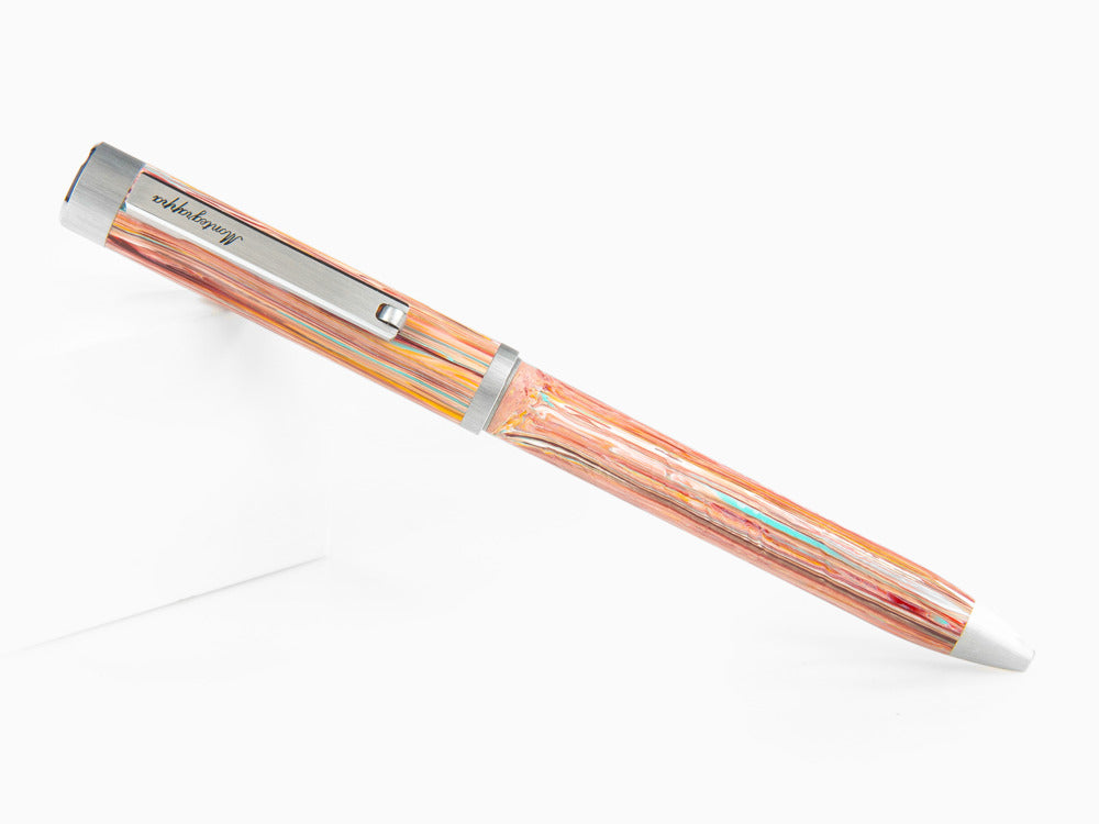 Montegrappa Zero Zodiac Pisces Kugelschreiber, Rose, Edelstahl, ISZEZBIP-S2