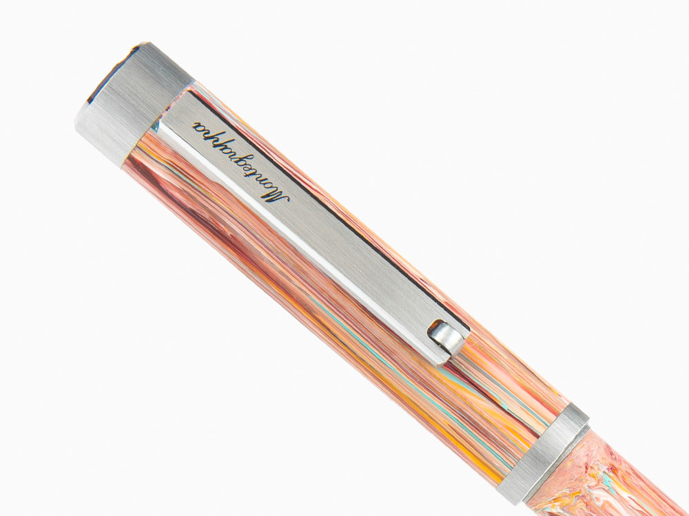 Montegrappa Zero Zodiac Pisces Kugelschreiber, Rose, Edelstahl, ISZEZBIP-S2