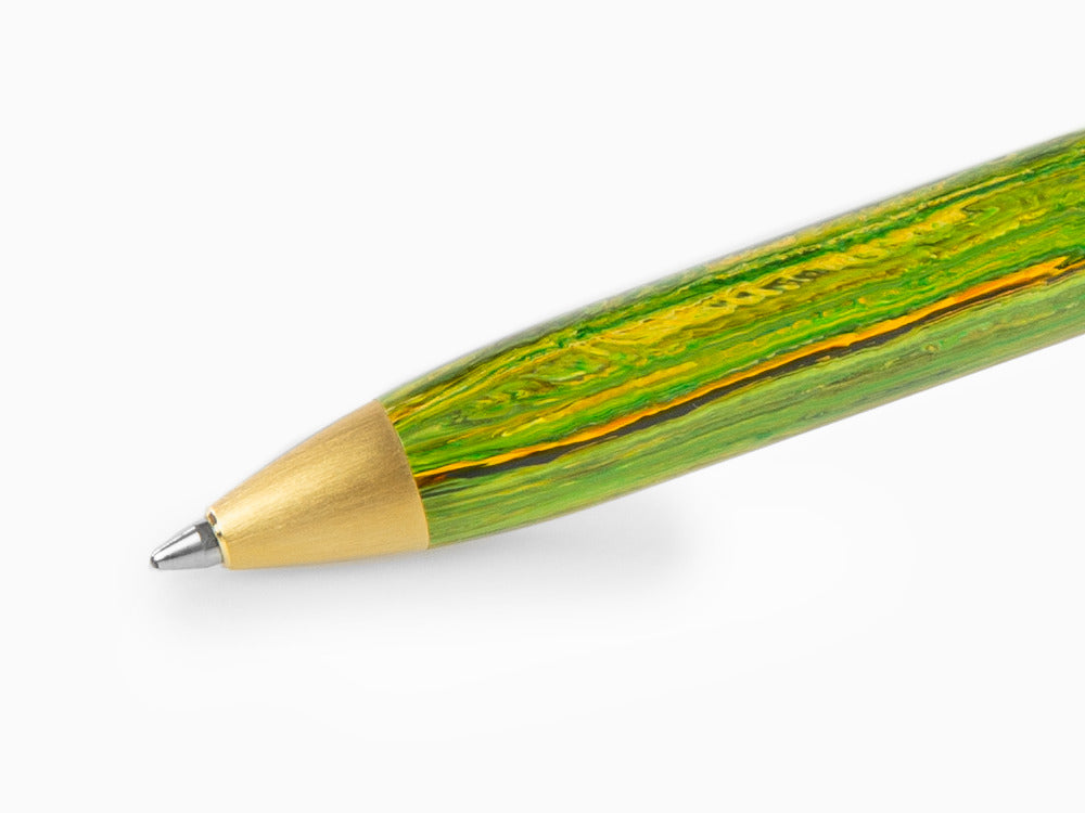 Montegrappa Zero Zodiac Gemini Kugelschreiber, Grün, Vergoldet, ISZEZBIY-G7